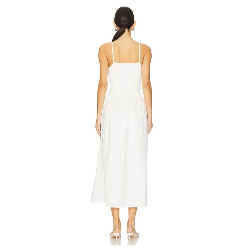 Shona Joy “Aliah” High Neck Midi Dress in Ivory, size XS - Picture 3 of 4